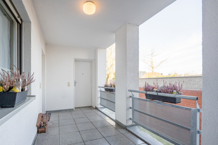 Zugang über Außenloggia