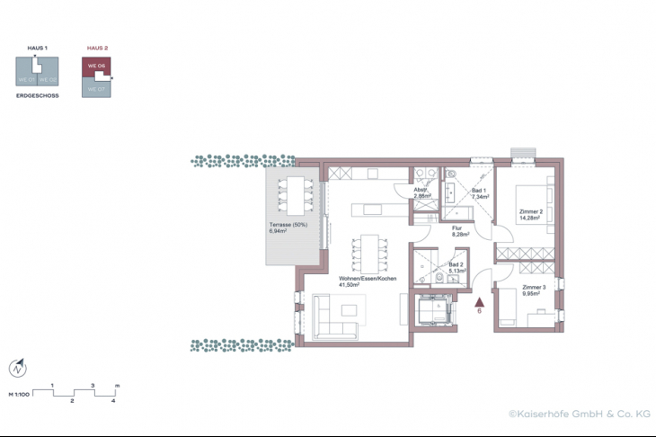 ?®Kaiserhöfe Krefeld_Grundriss WE06