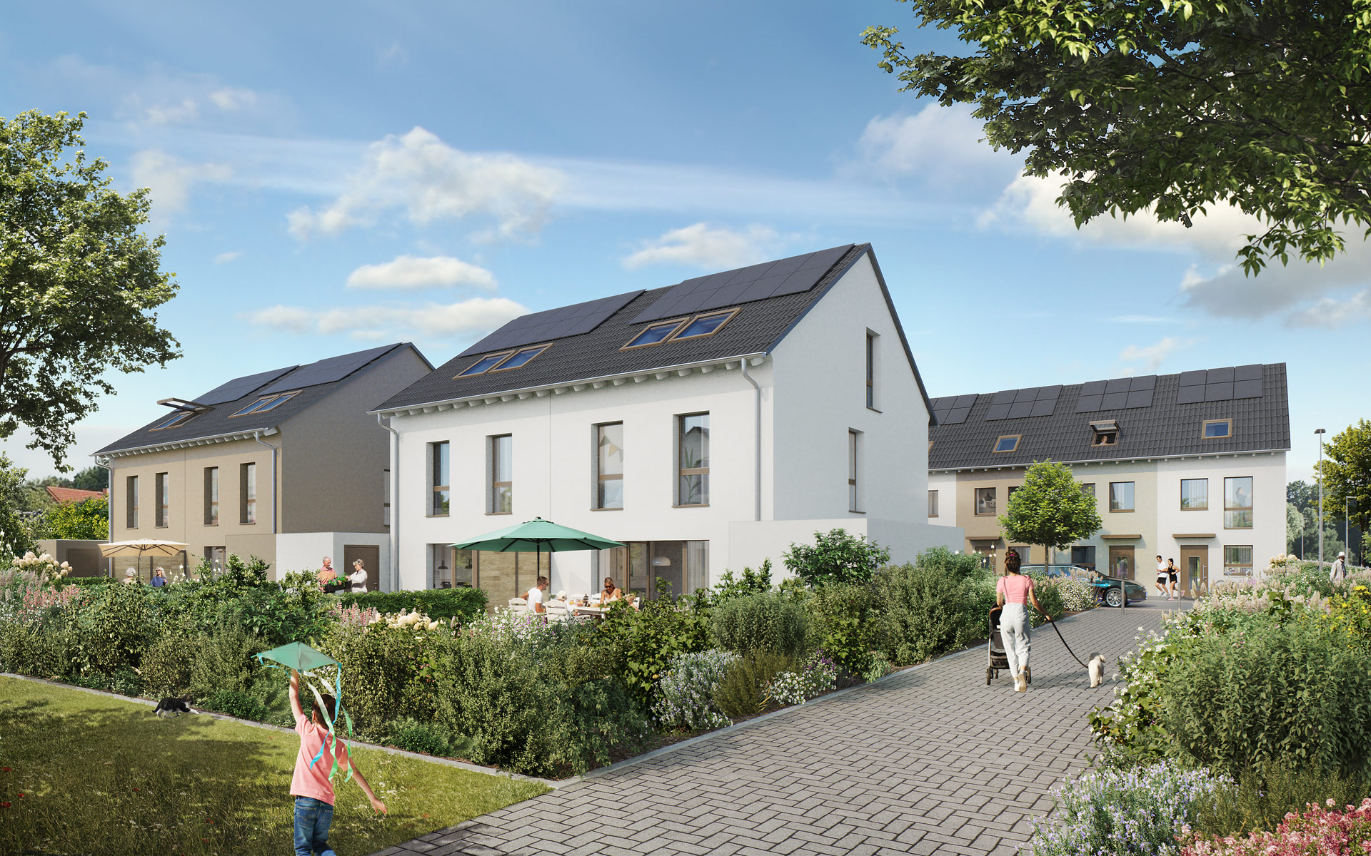 Neubau Doppelhaushälfte Kempen zum Kauf nyoo garden