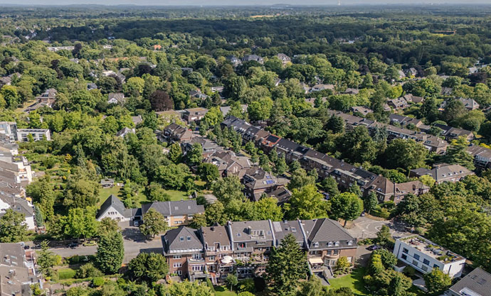 Luftaufnahme Bismarckviertel Krefeld